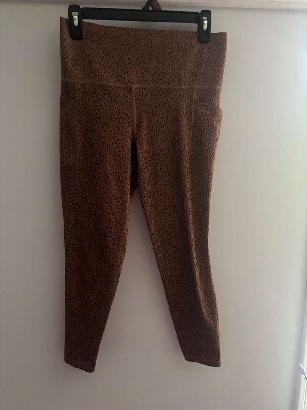 Athleta Brown Leopard-Print Leggings